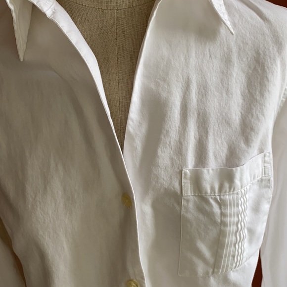 White button down blouse - Picture 3 of 14